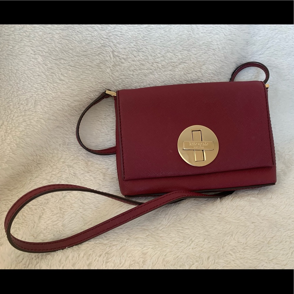 Kate Spade mini bag - should bag berry color